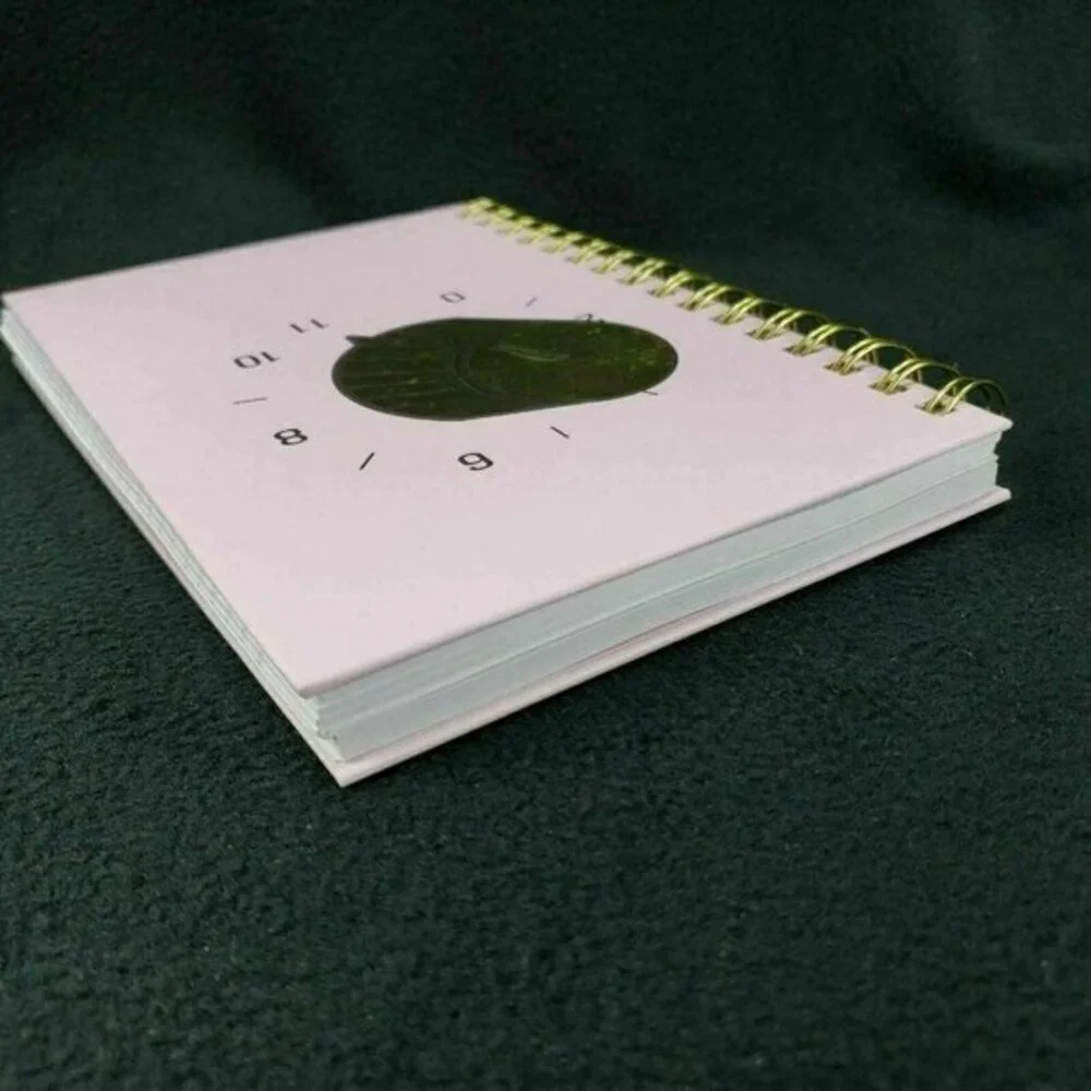 Yoobi Spiral Notebook Journal 120 Sheets Pink Girl Teen Diary‎ New